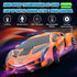 BLUEJAY Transform RC Cars for Boys Ages 4-12, 2.4Ghz 1:18 Scale Remote Control Car Transforming Robot Toy