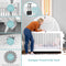 Crib Tent to Stop Baby Climbing Out Baby Crib Net Cover, Breathable Anti-Climb Crib Cover with Auto-Lock Zipper, Easy