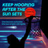 GlowCity Glow in The Dark Basketball for Teen Boys - Light Up LED Toy for Night Ball Games, Great Gift for Kids