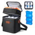 PIIOSER Breastmilk Cooler Bag with Ice Pack Fits 6 Baby Bottles Up