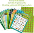 24 Summer Fancy Land Camping Bingo Game for Kids Players Die Cut Outdoor Adventure Game Graduation Party Supply