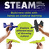 Creativity for Kids Stunt Squadron Glow-in-The-Dark Foam Fliers - Create 3 Foam Airplane Toys, STEM Kits for Ages 5-8+