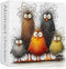 PICKFORU Funny Chicken Puzzle for Adults 1000 Pieces, Abstract Chicken Jigsaw Puzzle, Cute