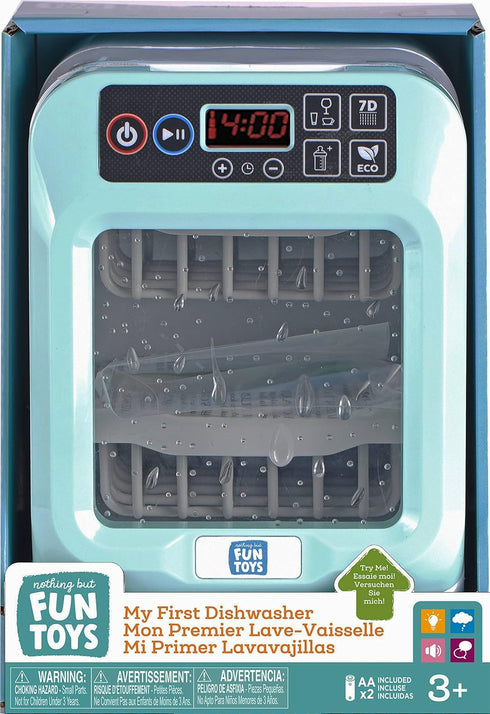 My First Dishwasher Playset with Lights & Sounds, Designed for Children Ages 3+