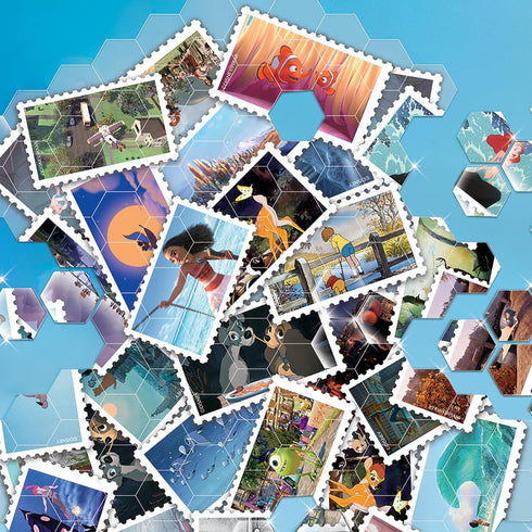Make It Real Window Art, Disney Classic Animation Stamps, DIY Clings, Reusable Fun for Ages 8 and Up