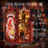 Fsolis DIY Miniature House Kit, Halloween Booknook for Adults, Decorative Bookend Alley Decor for Women Teens