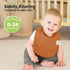 8-Pack KeaBabies Organic Baby Bibs for Girls, Boys - Quilted Cotton Cloth Baby Drool Bibs for Drooling and Teething