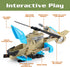 Set 10 XDUOYJOY Military Helicopter Toys, Army Toys with Vehicles, Tanks, Fighter Jet, Airplane, Aircraft, Army Men