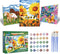 Wings Giant Paint by Numbers Kit for Kids, Flower Crafts and Fun,