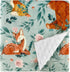 TANOFAR Minky Baby Blankets, Soft Toddler Receiving Blanket, Double Layer, 30 x 40 Inch, Woodland Animals