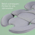 Infant Car Seat Insert Cushion Pad - Soft Head and Body Supports for Babies, Suitable for Car Seats and Strollers (Grey)