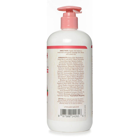 2-in-1 17 oz. Little Twig Baby Wash, Hypoallergenic Body Wash with Organic Ingredients, Baby Bath Essentials, Berry