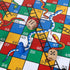 Wooden Snakes and Ladders Game - Educational Board Game for Kids and Adults, Includes Counters & Dice