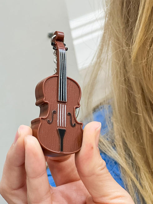 World's Smallest Violin, Original Sad Music Pocket-Sized Tiny Violin Keychain, Plays a Touchingly Sad Song