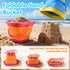 LullaBlock Set 20 3-10 Beach Toys for Kids, Sand Toys with Collapsible Sand Bucket, Shovel, Marine Life & Vehicles