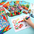 84Pcs Set BenLouis Race Car Party Favors Racing Theme Coloring Books Crayons Sticker Bulk for Kids Fast Racecar Wheels