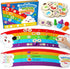 Coogam Rainbow Alphabet Learning Toy, Magnetic Letters and Mini Figures Sorting Matching