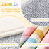 Nursery Rug Round Rainbow Classroom Rug Elementary, Non-Slip Rainbow Rug for Girls Room, Extra Large Learning Carpet