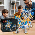 Mecha Building Blocks 2in1 Animal Transforming Robot Set with White Tiger Collectible Toys for Ages 8+