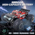 1:18 2WD 20Km/h BEZGAR Remote Control Monster Truck, Scale All Terrain RC Truck, Monster Truck Toys with Light, RC