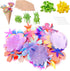 RISUNTOY Flower Making Kit for Kids with 210 Pieces Create 30 Unique