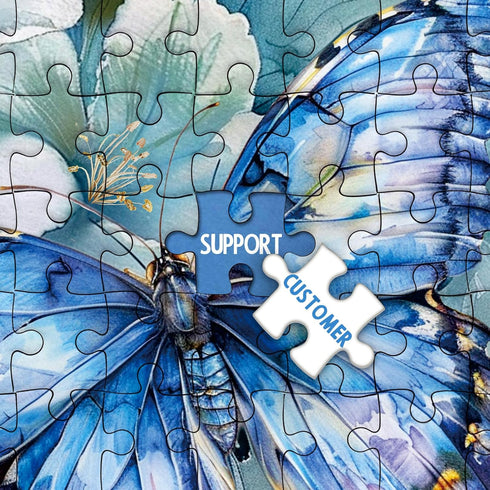 Christian Flower Butterfly Puzzles for Adults, 1000 Pieces, Religious Inspirational Scripture Jigsaw Puzzle