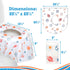 Disposable Toilet Seat Covers (6 Pack, Sports) - XL Waterproof Cover for Toddlers, Kids & Adults, Portable & Wrapped