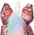 HollyHOME Sequin Unicorn Stick Horse, Handcrafted Hobby Horse with Real Pony Sounds, Plush Toy, Pink 36 Inches