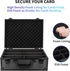 HZGXQN 3" 4" 35pt 600+ Toploader Storage Box for x Rigid Card, Top Loader Card Storage Hard Case, Sports Card Storage