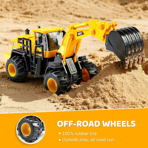 3 4 5 6 7 8 Bulldozer Beestech Construction Truck Toys for Years Old Boys, Truck Vehicles Sand Sandbox Beach Toys