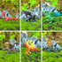 EOIVSH 12pcs Mini Dragon Toys Figures - Ancient Flying Dragon Figurines for Boys Girls, Mythical Action Figure Kid