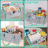 Baby Diaper Caddy Organizer for Boy or Girl, Large Nursery Storage Bin Basket for Changing Table and Car