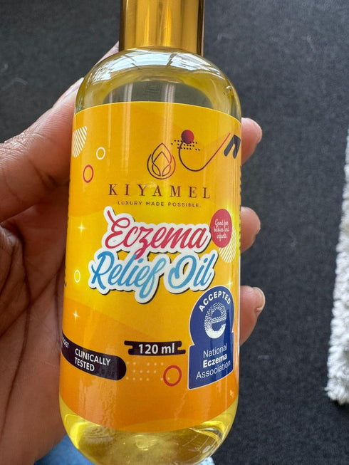 KIYAMEL Moisturizing Eczema Relief Essential Baby Oil with Hemp Seed Oil for Dry Itchy Skin Soothing Moisturizer