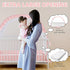 55" 27" 51" Lazyzzzz Crib Tent - Pop Up Crib Canopy with Double Zipper Self-Locked, Mosquito Net Mesh Crib Net to Keep