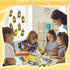 32 Sets Back to School Crayon Suncatchers Craft Kit DIY Window Stained Glass Effect Crayons Paper Crafts for Home