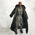 1:12 Scale Fabric Cape Robe Coat with Hat for 6" Bandai SHF Figma Body Doll Action Figure (Black)