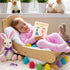 FVhujuan 3D Baby's First Easter DIY Footprint and Handprint Haning Sign, Happy Easter Bunny Wooden Footprint Art Sign