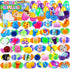 60PCS Prefilled Easter Eggs with Toys Inside, Easter Basket Eggs Filled Stuffers,