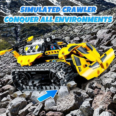 3 1 Bulldozer Set 6-14 Sets Girls-452 OKKIDY in Kids Remote STEM Technology Building Blocks Toys APP Remote
