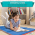 2-inch 48-in ProSource Four-Fold Kids Rest Mat, Thick Sleeping Mats for Kids, Foam Foldable Cushion for Child Comfort