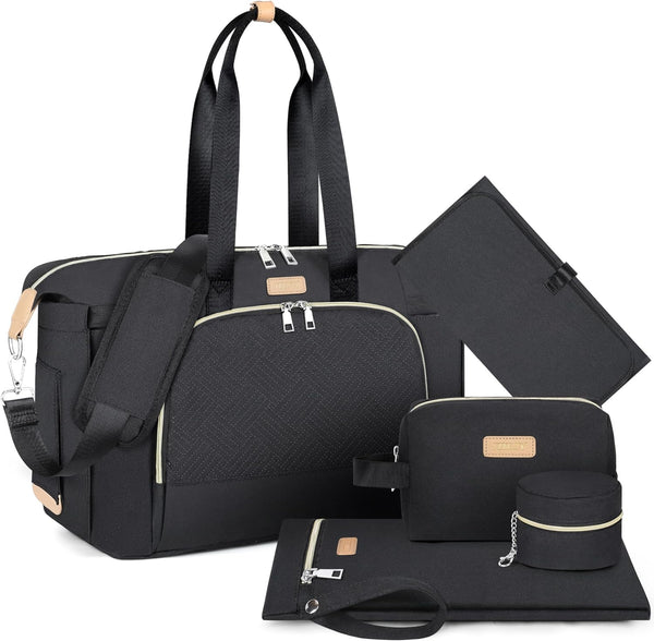 ITIEZY Diaper Bag Tote for Baby - Large Mommy Bag with Portable