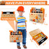 KIDWILL Wooden Tool Bench for Kids - 54-Piece Tool Set with 2-in-1 Workbench & Take-Along Kit, STEM Educational Toy
