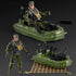 US Army Men Action Figures Play Set, Toy Soldiers with Military Weapons Accessories for Kids Boys