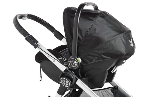 Baby Jogger Car Seat Adapter for City Select Stroller + City Select LUX Stroller, Black - Compatible with Graco