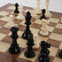 Juegoal Plastic Chess Pieces Only, 32 Pieces, 3.75 Inch King Figures, Replacement Chess Game Pawns Figurine Pieces