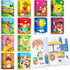 BenLouis 60 Pcs Preschool Kindergarten Mini Coloring Books Kids Graduation Party Favors