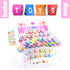 Afofall 68 Pack, Butter Slime Kit Non-Sticky and Super Soft Sludge with Cake Sticker, Perfect for Girls Party Favors