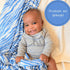 100% 47 47 Inches Cozy LollyBanks Muslin Swaddle Blanket, Muslin Cotton Blanket for Boys, X Soft and Baby Boy Receiving
