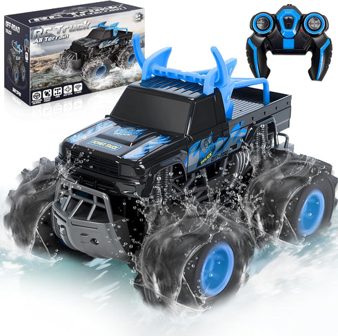 1:16 2.4GHz 4WD 2 6, 7, 8, 9, 10, 11, 12 BainGesk Waterproof Remote Control Monster Truck Toys, RC Car, All Terrain Car