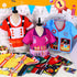 Jiuguva 12 Pcs Kids Community Helper Dress Up Clothes - Pretend Play Costume Set